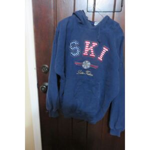 VINTAGE CRAZY SHIRT HAWAII  HOODIE SHIRT, SKI LAKE TAHOE    SZ  MED